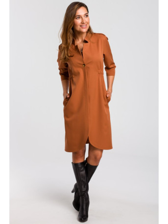 S189 Blazer dress - ginger