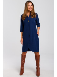 S189 Blazer dress - navy blue