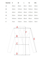 M865 Lace panels single button blazer - powder