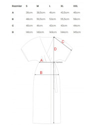 S405 Wrap maxi dress with print - model 2