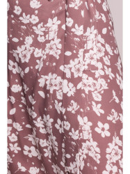 S405 Wrap maxi dress with print - model 2