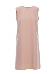 S408 Sleeveless shift dress - beige