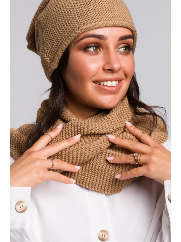 BK042 Circle scarf - caramel