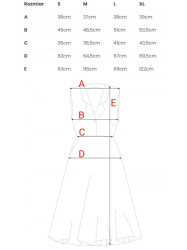 S409 Fit and flare shirt dress - powder