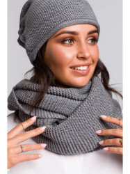 BK042 Circle scarf - grey