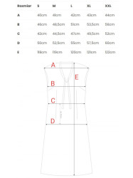 S410 A-line dress with tie detail V-shaped neckline - purple