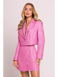 M853 Cropped blazer - fuchsia