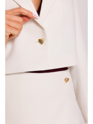 M853 Cropped blazer - cream