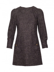 M870 Tweed mini dress - black