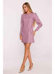 M870 Tweed mini dress - marsala