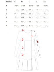 M872 Dress with inverted pleats - royal blue