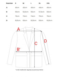 M873 Blazer with cinched waist - maroon