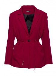 M873 Blazer with cinched waist - maroon