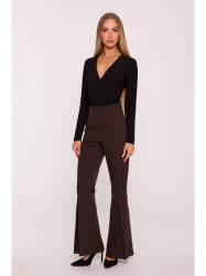 M874 Flared leg trousers - brown