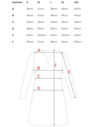 B017 Notch neck shift dress - blue