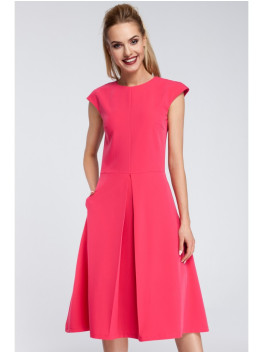 M296 Inverted pleat dress - pink