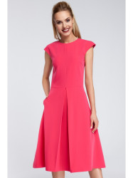 M296 Inverted pleat dress - pink