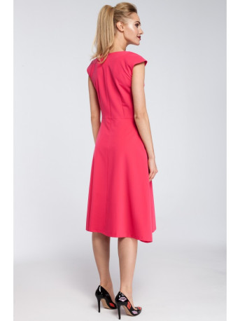 M296 Inverted pleat dress - pink