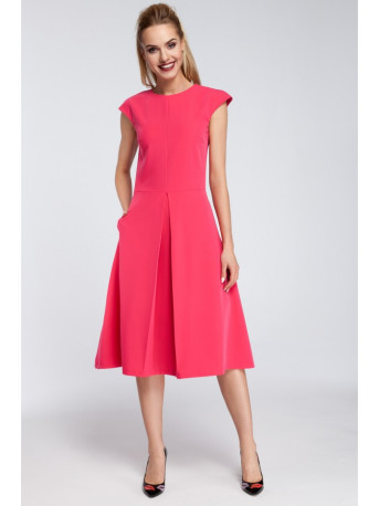 M296 Inverted pleat dress - pink