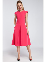 M296 Inverted pleat dress - pink
