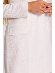 M881 Jacquard blazer dress - cream