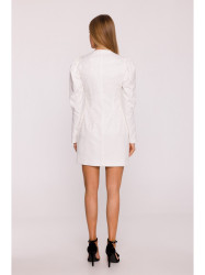 M881 Jacquard blazer dress - cream
