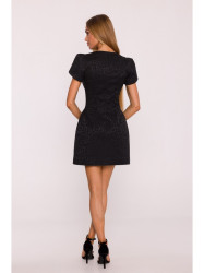 M882 Jacquard mini dress - black
