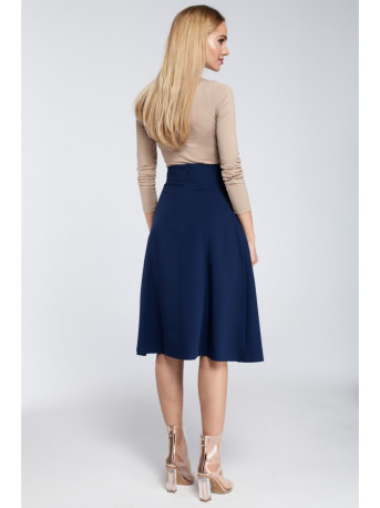 M302 Skater midi skirt - navy blue