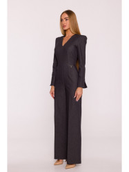 M883 Denim-look jumpsuit - graphite