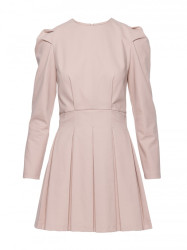 M884 Denim-look dress - beige