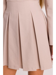 M884 Denim-look dress - beige