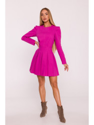 M884 Denim-look dress - pink