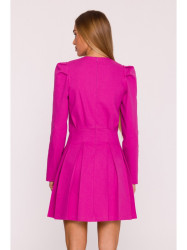 M884 Denim-look dress - pink