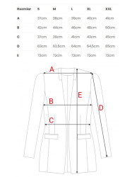 B030 Collarless open front knit blazer - grey