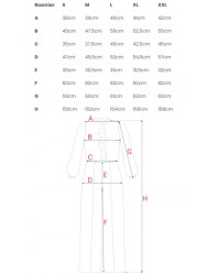 S420 Jumpsuit with a ruffle - royal blue