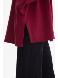 B306 Knit relaxed fit sweatshirt - burgundy