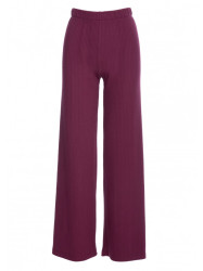 B300 Rib knit trousers - plum