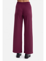 B300 Rib knit trousers - plum