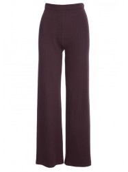 B300 Rib knit trousers - dark chocolate