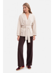 B300 Rib knit trousers - dark chocolate