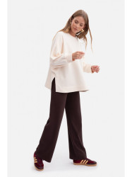 B300 Rib knit trousers - dark chocolate