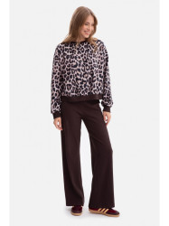 B300 Rib knit trousers - dark chocolate