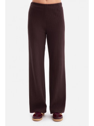 B300 Rib knit trousers - dark chocolate