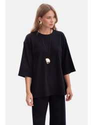 B301 Rib knit top - black