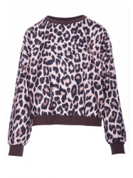 B303 Print knit sweatshirt - model 1