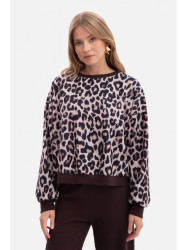 B303 Print knit sweatshirt - model 1