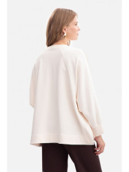 B306 Knit relaxed fit sweatshirt - vanilla