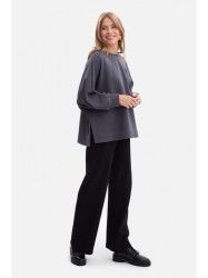 B306 Knit relaxed fit sweatshirt - steel