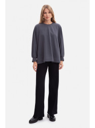 B306 Knit relaxed fit sweatshirt - steel