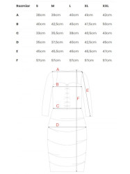 K006 Knit dress with ruched detailing - black